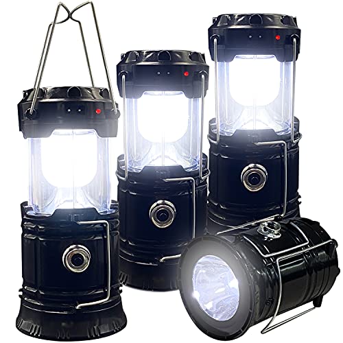 XTAUTO Collapsible LED Camping Lantern (4‑Pack)